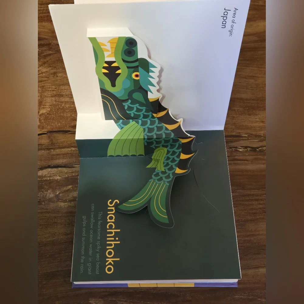 My First Pop-Up Mythological Monsters Book By Owen Davey Children's Hardcover